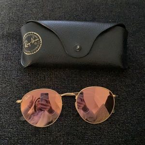 Ray ban unisex round metal sunglasses